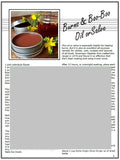 HERBAL REMEDIES CLASS: Herbal Oil Infusions, Ointments and Balms