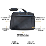 EscapeZone Bulletproof IIIa Faraday Laptop Shoulder Bag