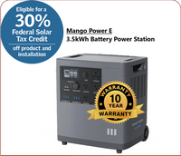Package #1: Mango Power E: 3.5kWh Capacity | 3kW Output | 120V