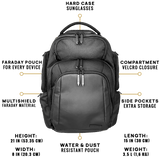 EscapeZone Dual Protection – Four Faraday Pouch/Ballistic BackPack